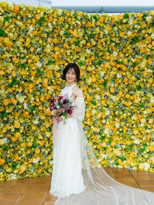 軽井沢ガーデンウエディングドレス　石の教会ウエディングドレスレンタル　 持ち込みウエディングドレスレンタル