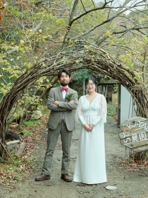 ウエディングドレスガーデン　ガーデンウエディングドレス　マタニティウエディングドレスオーダー